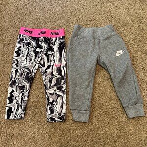 Nike Girls Pants 2 Items - Size 2T